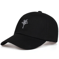 Dreadlocks Tree Black Strapback Hat