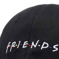 Friends Black Strapback Hat