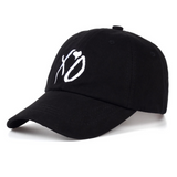 XO Black Strapback Hat